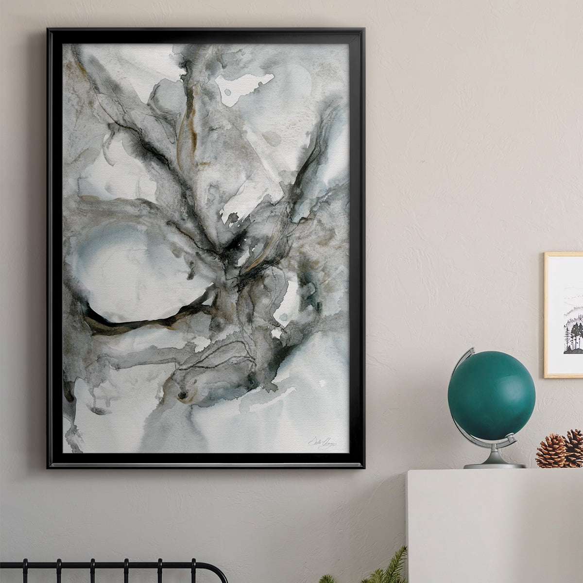 Marble Harmony Premium Framed Print - Ready to Hang