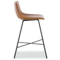 thumbnail image 3 of Poly & Bark Paxton 24” Counter Stool in Tan (Set of 3), 3 of 7