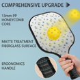 thumbnail image 2 of Pickleball Paddles Set,Pioneer Flower Floral Print Pattern Fiberglass Surface Pickleball Racket Set with 2 Indoor Outdoor Pickleball Balls and Pickleball Bag,Pickle-ball Equipment, 2 of 6