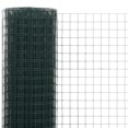 thumbnail image 6 of vidaXL Chicken Wire Fence Galvanized with PVC Coating Green/Gray Multi Sizes, 6 of 17