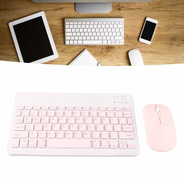 Composite Keys, Compatible with Mobile Phones, Computers, and Tablets, USB Charging, Comfortable Keys, Ultra Thin Mouse, for Cellphone Laptop