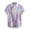 Purple, variant on Stamzod Mens Short Sleeve Button Down Shirts Summer Gradient Printing Turndown Hawaiian Shirts Casual Loose Vacation Beach Shirts for Men Purple XXL