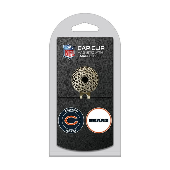 Chicago Bears Official NFL Golf Hat Clip Ball Marker Set by Team Golf 30547