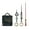 Set of movement hand, variant on WINDLAND Wall Hangings Clock Epoxy Resin Mold with Pointer for DIY Crafts Jewelry Making