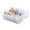 A, variant on Lume Wear Underwear Storage Box With Compartments A Foldable Drawer Organizer For Bra Underpants And Socks. A Fabric Closet Bin For Bras And Panties That Keeps Dressers Tidy