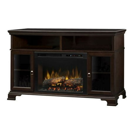 Dimplex Brookings Media Console Electric Fireplace With Logs For