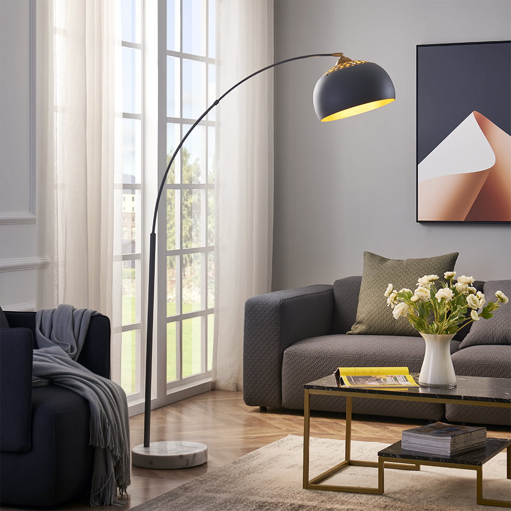 Rosen Garden Arc Floor Lamp Modern, Modern Living Room Floor Lamps