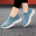 thumbnail image 6 of Viluyesy Womens Athletic Sneaker, Soft Sole Mesh Comfort Non-slip Running Casual Shoes Blue US7.5, 6 of 7