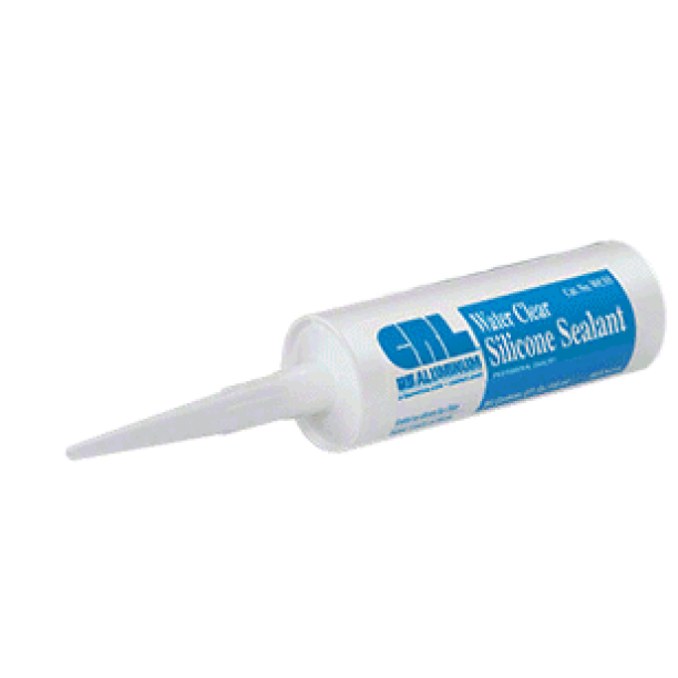 CRL WCS5 Water Clear Silicone Sealant 5 Fluid Ounce Cartridge