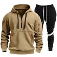 thumbnail image 3 of Men's 2 Pieces Outfits Full Zip Sports Jogging Suits Sets Athletic Running Sweatsuits with Zip Pockets Workout Sports Set Sportswear, 3 of 3
