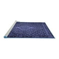 thumbnail image 2 of Ahgly Company Machine Washable Indoor Rectangle Persian Blue Traditional Area Rugs, 7' x 10', 2 of 4
