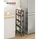 thumbnail image 2 of Slim Rolling Cart VASAGLE, almacenamiento de 5 niveles para cocina, marrón, 2 of 7