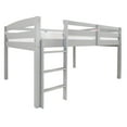thumbnail image 6 of Camaflexi Tribeca Solid Wood Low Loft Bed Frame Full in Gray, 6 of 7