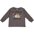 thumbnail image 3 of Inktastic My Grandpa Loves Me with Sloth and Hearts Boys or Girls Long Sleeve Toddler T-Shirt, 3 of 5