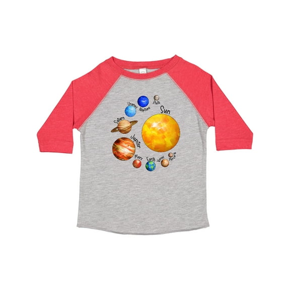 Inktastic Sun and Planets Yes, and Pluto Boys or Girls Toddler T-Shirt