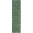 thumbnail image 6 of Unique Loom Davos Shag Collection Area Rug - Solid (2' x 8' Runner Sage), 6 of 7