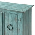 thumbnail image 4 of Bowery Hill Modern / Contemporary Rustic Turquoise Solid Wood 65" TV Stand, 4 of 10