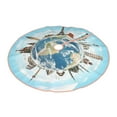 thumbnail image 2 of Bingfone Christmas Tree Skirt Mat Christmas Decoration Interior 48"-World Travel, 2 of 8