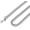 4mm-Silver, variant on Franco Chain for Men 3mm/4mm/5mm/6mm Stainless Steel Men's Chain  Box Link Chain Necklace 16-30 Inch