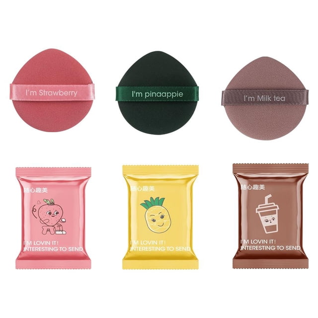 Makeup Puff + Hydrophilic Makeup Application + Specification 1, Color Random + Soft, Non-latex, Portable