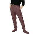 thumbnail image 4 of Fesfesfes Boys Solid Color Elastic Waist Knit Sweatpants With Side Pockets Kids Winter Casual Sports Pants Long Pants For Children Comfortable Soft Breathable Home Wear(Wine#1,12-13 Years), 4 of 9