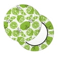 thumbnail image 2 of Bingfone Green Various Lemons Padded Round Bar Stool Cover Cushion with Elastic Fabric Round Chair Seat - Green Various Lemons, 2 of 7