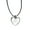 Clear, variant on YIEMEEN Goth Black Rope Big Loves Heart Pendant Choker Necklace for Women Niche Elegant Adjustable Chain Simple Design Jewelry