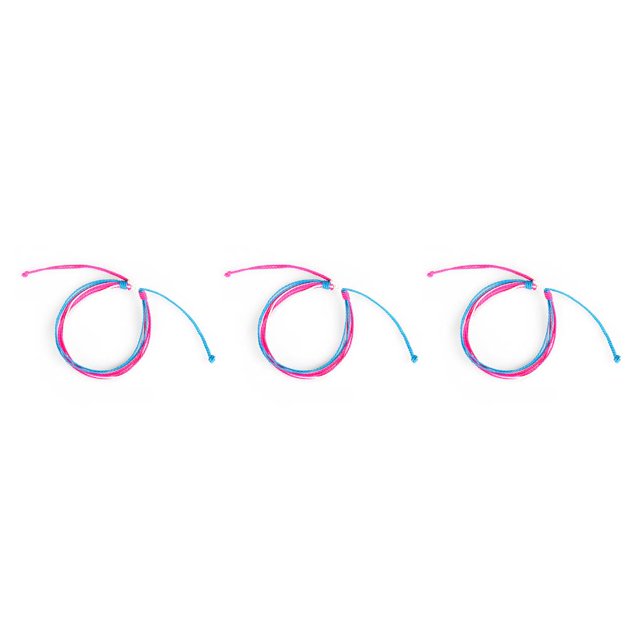 Minnieouse de cuerda, joyería estética elegante ajustable, cordón cómodo, accesorios de mujer para chicas adolescentes, púrpura + azul Morado+Azul 3piezas Minnieouse CBP251200