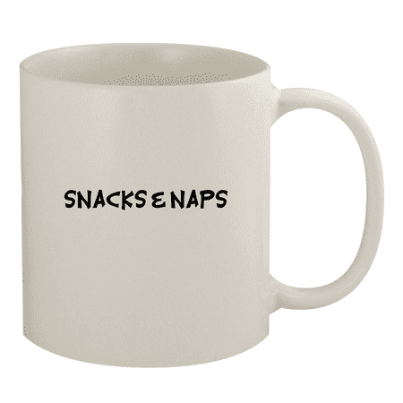 

Snacks & Naps - 11oz Ceramic White Coffee Mug