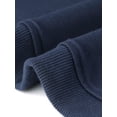 thumbnail image 6 of DARING DIVA Women's Plus Hooded Open Front Sweatshirt Jacket 3X Navy Blue, 6 of 6