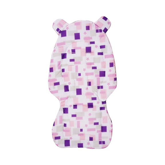 Soft Reversible Baby Strollers Mat Cotton Dotted Backing Fabric Seat Cushion for Strollers Carts 81x41cm