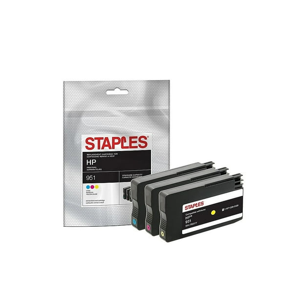 Staples Remanufactured Ink Cartridge Replacement for HP 951 (Cyan