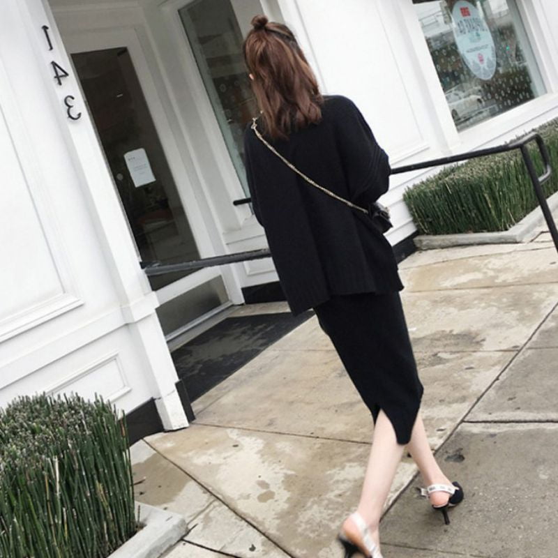 women's sweater skirt sets