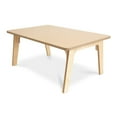 thumbnail image 2 of Whitney Plus WR304720M 20 x 30 x 47 in. Maple Rectangl Table, Natural UV, 2 of 4
