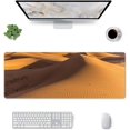 thumbnail image 3 of Sand Dunes in The Sahara Desert Print Mouse Pad 12"x31.5", Non-Slip Rubber Base Stitched Edges Gaming Mouse-Pads for Gamer,Offices,Home,Laptop,Computer and Pc, 3 of 6