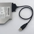 thumbnail image 3 of Notebook optical drive SATA to USB easy drive line external optical drive box transfer cable USB external 7+6 conversion line，3pack, 3 of 4