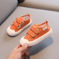 thumbnail image 1 of Primavera otoño zapatos individuales zapatos Canva transpirables hombres mujeres niños Casual bebé color caramelo estilo coreano 1-7 años, 1 of 5