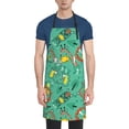 thumbnail image 2 of Bingfone Funny Animals In Jungle Apron Gifts For Men, Women Professional Grade Chef Apron For Kitchen,Bbq & Grill, 2 of 8