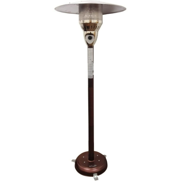 Hiland Hammered Bronze Natural Gas Patio Heater Walmart Com Walmart Com