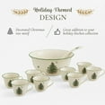 thumbnail image 3 of Spode Christmas Tree 10 Piece Punch Bowl Set- Made of Fine Porcelain Includes - 1 Punch Bowl - 1 Ladle - 8 Punch Cups - Punch Bowl is 11-Inch - Punch Cups are 8 oz., 3 of 7