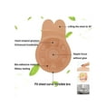 thumbnail image 6 of PULLIMORE 2 Pair Rabbit Ear Self Adhesive Invisible Bra Breast Lifting Push Up Strapless Backless Nipple Covers for Wedding Party, 6 of 7