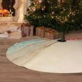 thumbnail image 6 of Lsque Starfish On The Sand Beach Print Christmas Tree Skirt, Tree Skirt with Ties or Velcro, Perfect for Holiday Decorations, Halloween, and New Year-48", 6 of 7
