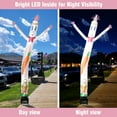 thumbnail image 5 of 6FT Easter Bunny Inflatable Tube Man with Blower (5.5'' Diameter) and Built-in LED - Wacky Waving Dancing Guy for Business Advertising Promotion, 5 of 7