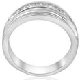 thumbnail image 4 of Pompeii 1/2 Carat Mens Diamond Wedding Ring 10K White Gold (H/I,I1-I2), 4 of 7