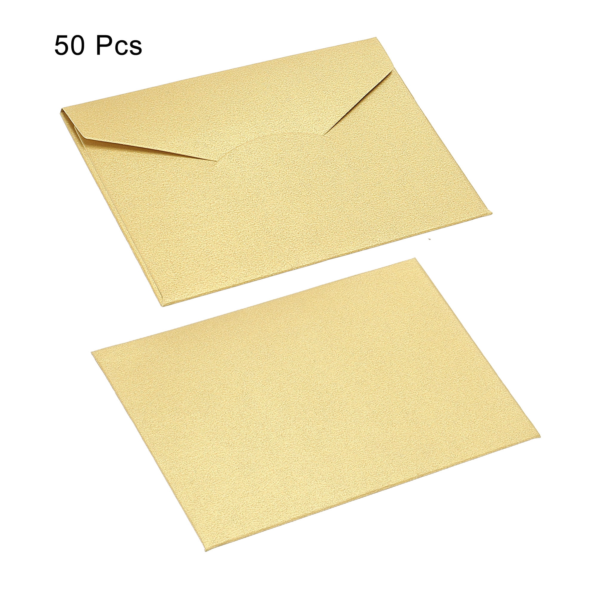 Unique Bargains V Flap Envelopes Invitation Envelope Gold Beige