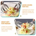 thumbnail image 3 of 2 piezas Tenedor de ensalada Servidor de acero inoxidable Servidores Manos Lanzadores Pinzas para sándwich Creativo, 3 of 6