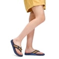 thumbnail image 5 of TEAHOO X STQ Beach Sandals Women's Flip Flops with Arch Support Quick Dry for Vacation Navy Size 7, 5 of 8