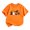 Orange, variant on Gunia Halloween T Shirts For Kids Cat Ghost Pumpkin Graphic Print Short Sleeve Crew Neck Casual Thanksgiving Tops Toddler Boys Girls Tee Shirts Black 2-14 Years