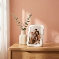 thumbnail image 6 of Unique Bargains Wavy Picture Frame Cute Scalloped Plastic Photo Frame White 4" x 6", 6 of 7