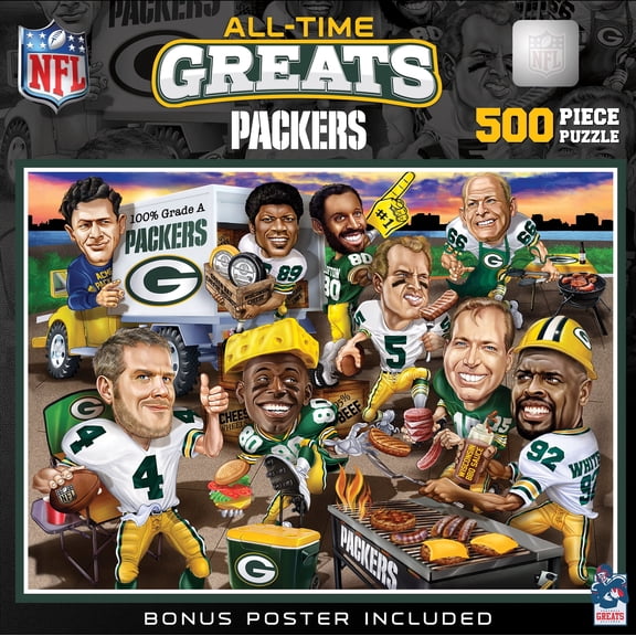 MasterPieces 500 Piece Jigsaw - NFL Green Bay Packers All-Time Greats